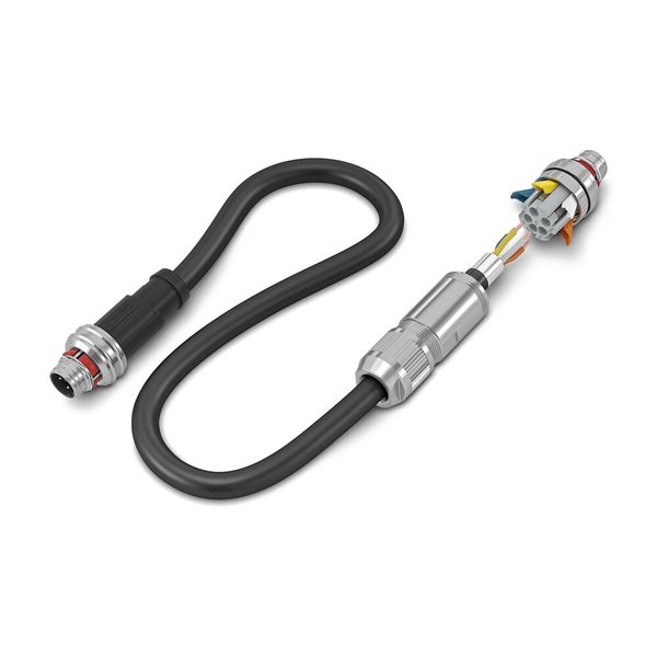 Durchgängig werkzeuglos: M12-Push-Pull-Steckverbinder mit Push-Lock-Technologie. (Bild: Phoenix Contact)