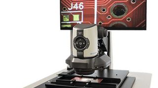 Das mit Lynx EVO und EVO Cam kompatible EVOTIS bietet Zugang zu einer großen Auswahl an Prüfwerkzeugen, darunter die 360°-Winkeloptik, eine umfangreiche Auswahl an Objektiven, hochauflösende Kameramodule und Strichplatten, und bietet einen potenziellen Vergrößerungsbereich von 3,7x bis 300x.  (Vision Engineering)