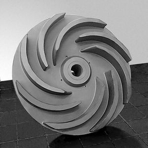 Impeller made of the high-performance material SiC