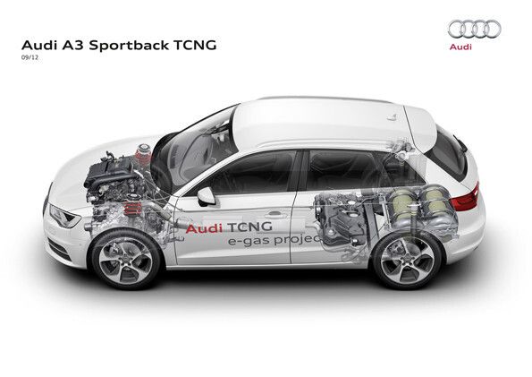 Audi A3 Sportback TCNG (Bild: Audi)