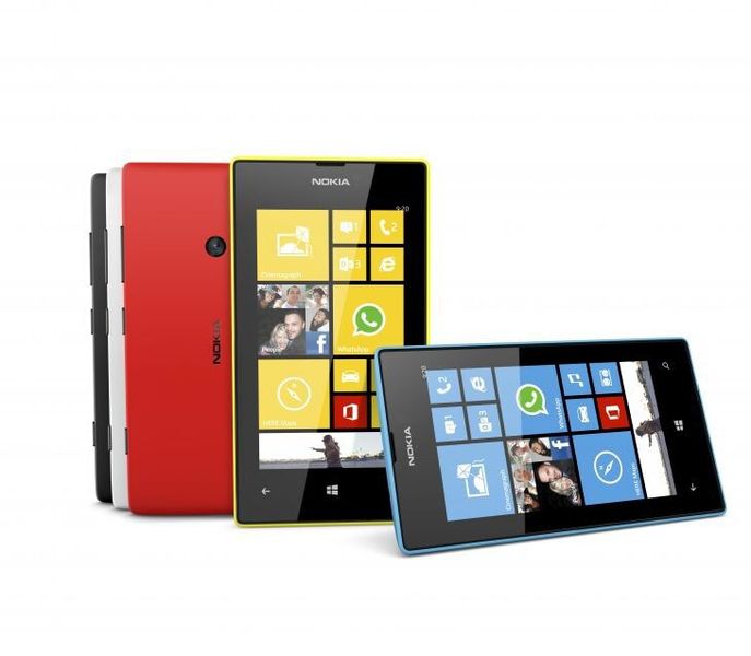 Das Lumia 520 von Nokia rundet die Windows-Phone-Serie nach unten ab. (Bild: Nokia)