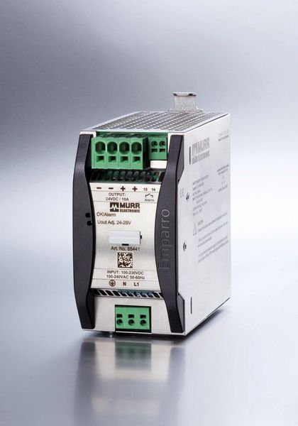Gut kombiniert:  Power-Boost-Funktion und Power-Limiter-Ausgang macht das Starten großer Lasten möglich. (Murrelektronik)