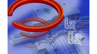 Die beiden neuen RWDR-Bauformen VU (oben) und VT (unten): Der Unterschied liegt in der Lage des metallischen Stützkörpers im Dichtprofil.  Bilder: Parker Hannifin (Archiv: Vogel Business Media)