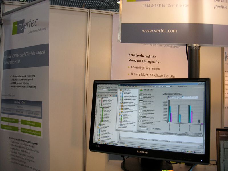 Messestand von Vertec. (Bild: Vertec)