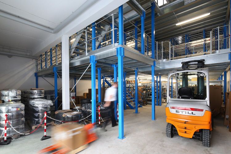 ... wie das Teilelager. (Foto: Becker-Tiemann)