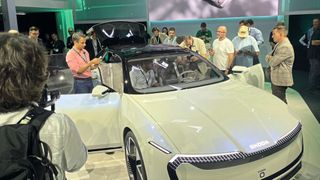 Skoda hat am Rande der IAA in München mit der Studie „Vision O“ gezeigt, wie ein Octavia-Nachfolger im Elektrozeitalter aussehen könnte. (Bild: Grimm – VCG)