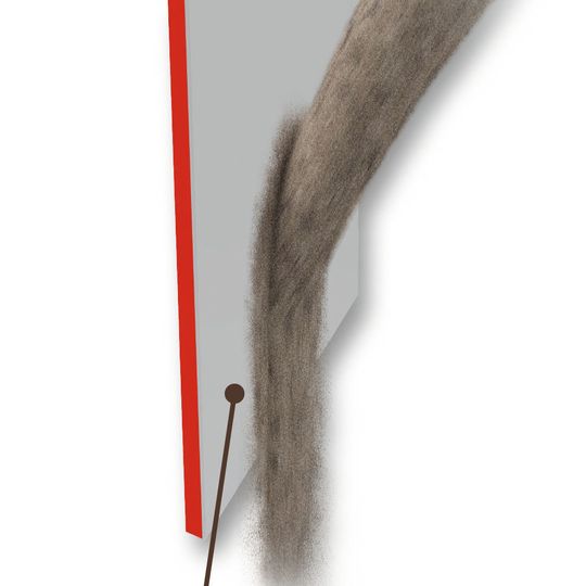 Die Slide-Platte löst das Problem der Anhaftungen von Schüttgütern.(Bild:  Pucest)