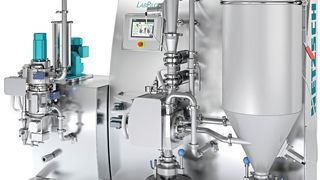 Der Lab Pilot, in einer Konfiguration mit Sichtermühle CSM 50 und Hochleistungsfeinstsichter CFS 5 HD-S (Bild: Netzsch)