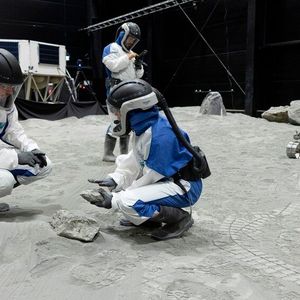 The composition of rocks is also interesting for the search for water: the researchers use a special spectrometer for detection. For this, the rovers must be able to recognize and examine the rocks.(Image: DLR)