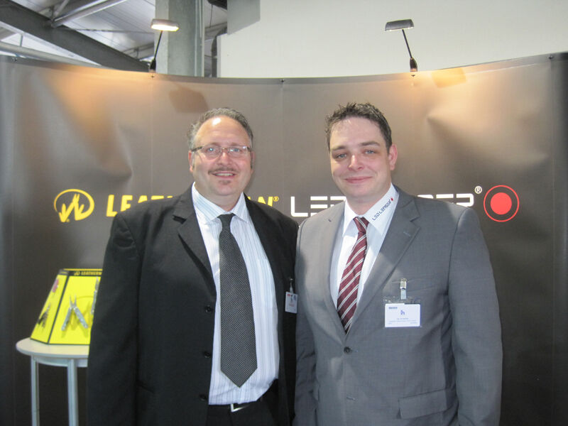 Michael Ridzewski von Herweck und Jan Heinrichs von Zweibrüder Optoelectronics (Archiv: Vogel Business Media)