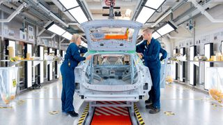 Volvo fertigt sein Elektro-SUV EX30 im belgischen Gent. (Bild: Volvo)