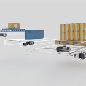 Die neuen Umrichter von ABM mit einer Leistung bis zu 2,2 Kilowatt kommen in allen gängigen Applikationen in der Behälter- und Paletten-Fördertechnik zum Einsatz.(Bild:  ABM Greiffenberger)