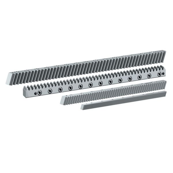 Das Besondere an den neuen Zahnstangen: Die doppelte Bohrung sichert die Komponente gegen mögliches Verschieben. (Bild: Stöber)