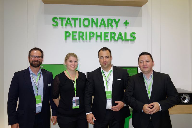 Das kompetente ACER Team (v. l.) Christian Gehrke, Ann-Cathrin Huth, André Dietert und Gerit Günther.  (Bild: IT-BUSINESS)