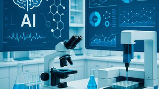 Künstliche Intelligenz wird in den Life Sciences weiter an Bedeutung gewinnen (Symbolbild) (Bild: GPT Image Editor / KI-generiert)