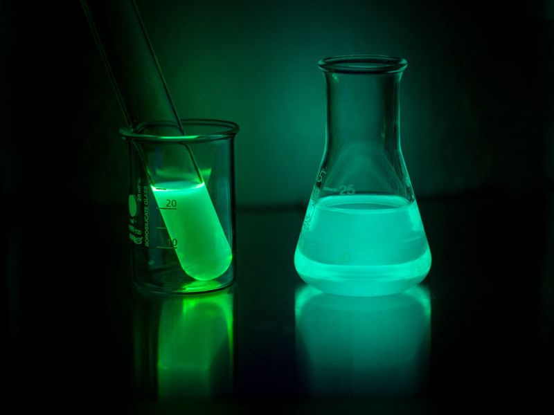Cyanoarene fluoreszieren sehr stark und sind daher unter anderem auch für organische Leuchtdioden einsetzbar. (TU Wien)