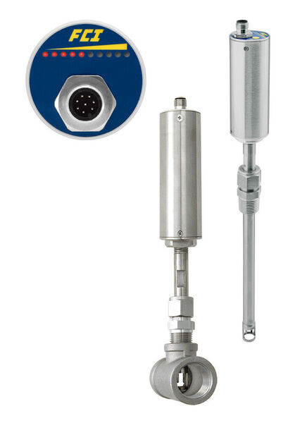 Providing direct mass flow measurement, the FS10i flow meters require no additional pressure or temperature sensors or other components to infer flow measurement.  (FCI)