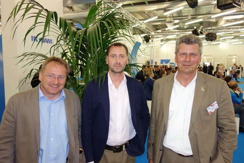 Storage-Truppe (v. l.): Thomas Fürstberger und Tony Matt, Toshiba, und Georg Dietsch, GSD (Bild: IT-BUSINESS)