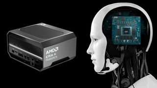Physical AI für Roboter erfordert leistungsstarke Prozessoren, die zudem noch robust und echtzeitfähig sein müssen. Mit dem Ryzen Embedded X100 und Kria KI will AMD hier die passenden Lösungen anbieten.  (Bild: AMD)