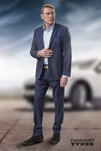 „Kultfinne“ und neuer Nokian-Markenbotschafter: der zweifache Formel-1-Weltmeister Mika Häkkinen. (Foto: Nokian)