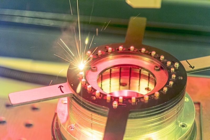 Lasertechnik von Trumpf beim Schweißen von Hairpins: Das Verfahren erspart das Wickeln von Spulen mit dicken Kupferdrähten. (Martin Stollberg/Trumpf)