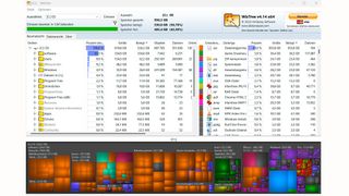 WizTree hilft dabei, einen schnellen Überblick zum Speicherverbrauch auf einem Computer zu erhalten, und kann beim Freischaufeln von Speicherplatz unterstützen. (Bild: Joos - Antibody Software)