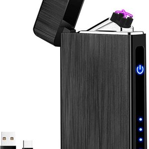 Das Lichtbogenfeuerzeug funktioniert ganz ohne Flammen. Daher eignen sie sich für die Anwendung in rauen Umgebungen, z. B. für die Zündung bei starkem Wind. Das elektrische Feuerzeug ist wiederaufladbar mit einem Standard-USB-Anschluss. Ein USB-Ladekabel ist im Umfang enthalten. Vier LED-Punkte zeigen die Nennleistung des Feuerzeugs an, wobei jeder Punkt für eine Viertelleistung steht. Das Lichtbogenfeuerzeug von XIMU ist Preis-Leistungssieger bei computerbild.de. Der Preis liegt bei ca. 15 Euro.(Bild:  XIMU / gefunden auf amazon.de)