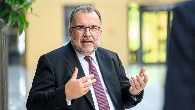 BDI-Präsident Siegfried Russwurm kritisiert Minister Robert Habecks Industriepolitik.(Bild:  Bundesverband der Deutschen Industrie e. V. (BDI))