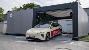 Nio betreibt mehrere Tausend Stationen für einen Batterietausch – gut 20 davon in Deutschland. Global hat sich das Konzept noch nicht durchgesetzt. (Bild: Nio Deutschland)