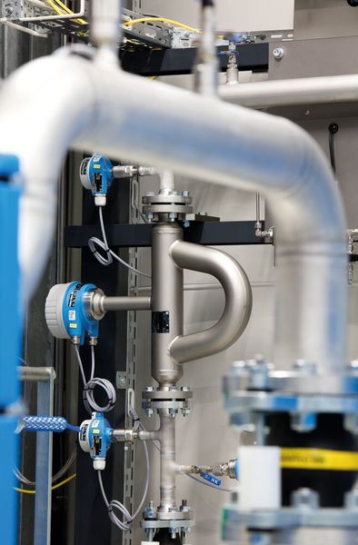 Promass Q in einer Lebensmittelapplikation. (Endress + Hauser)