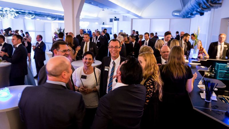Auf der Party nach der offiziellen Gala … (Vogel Business Media / S. Bausewein)