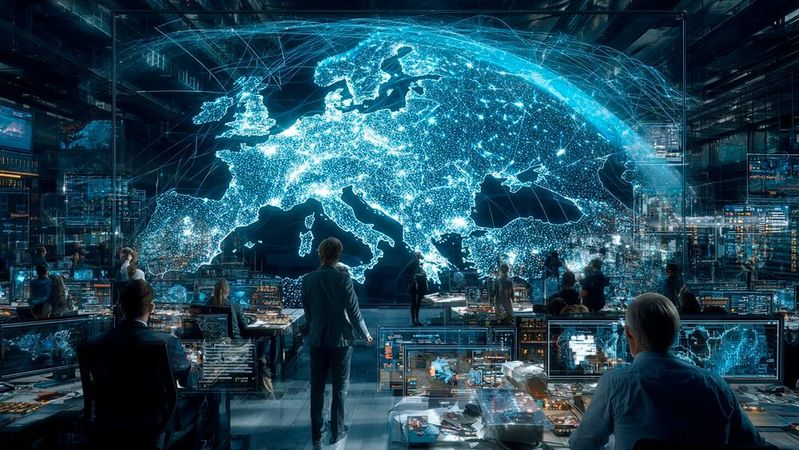 Viele Unternehmen in Europa streben mehr KI-Souveränität an. Fehlende Transparenz über Abhängigkeiten von Anbietern, Modellen und Infrastruktur erschwert jedoch den Weg dorthin.(Bild:  Midjourney / KI-generiert)