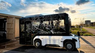 Rund ein halbes Jahr soll das U-Shift auf dem Gelände der Bundesgartenschau unterwegs sein.  (Bild: DLR)