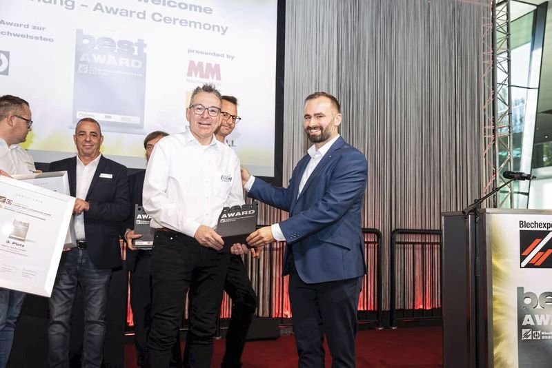 Impressionen der Verleihung des „best Award“ 2025 am ersten Messetag. (Bild: Jürgen Biniasch)