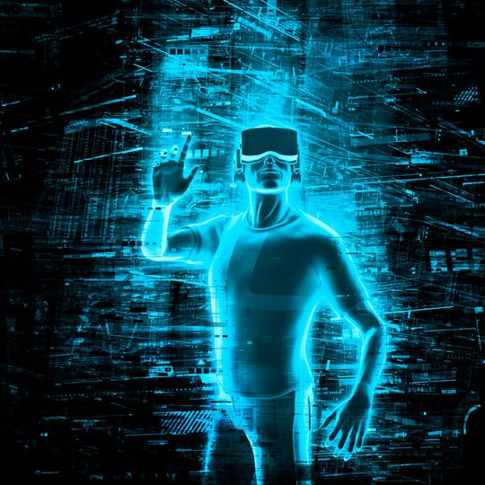 Mit der VR-Brille ins Metaverse: das ist laut Bitkom einer der Tech-Trends 2022. Mit der VR-Brille ins Metaverse: das ist laut Bitkom einer der Tech-Trends 2022.