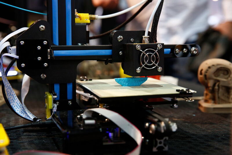 Auch Hersteller von 3D-Druckern ließen sich die Gelegenheit nicht entgehen und zeigten günstige Maschinen erstmals öffentlich. (CES)
