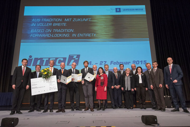Der Intec-Preis 2015 ging an Werkzeughersteller Emuge-Franken mit der Gewindetechnologie Punch Tap sowie an die Werkzeugmaschinenfabrik Glauchau für eine kryogene Kühlung. (Uwe Frauendorf)