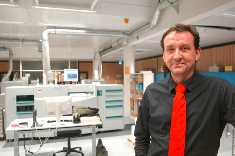 Gerd Bölzle, zuständig für Druckaufbereitung bei der KIRU (Zscheile)