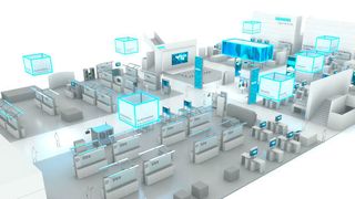 Auf der SPS IPC Drives zeigt Siemens branchenspezifische Anwendungen sowie Zukunftstechnologien für die digitale Transformation der Fertigungs- und Prozessindustrie. (Siemens)