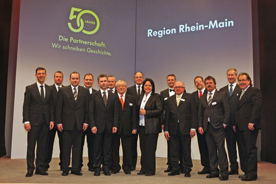 Die ausgezeichneten Partnerbetriebe der Region Rhein-Main. (VW)