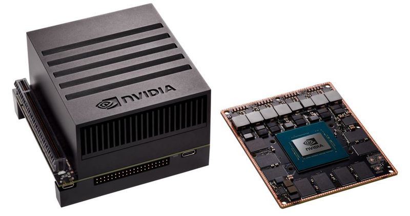 NVIDIA und Arrow Electronics bieten Unternehmen NVIDIA® Jetson™ Xavier™, den ersten für KI, Robotik und Edge Computing konzipierten Computer, als Basis für autonome Maschinen der nächsten Generation.(Bild:  Arrow)
