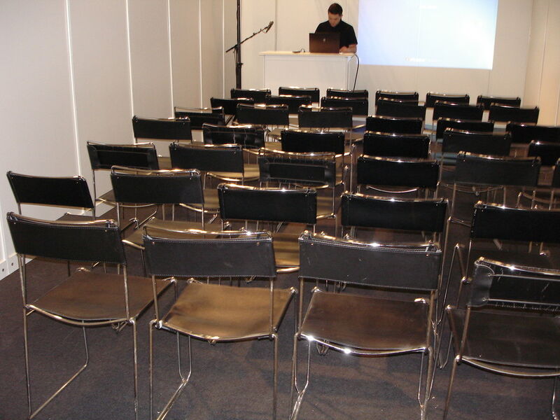 Une salle de conférences au forum de l'Arc. (Image: MSM - Hug)
