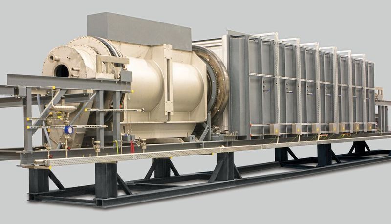 Die Drehrohröfen von Eisenmann eignen sich zur Verarbeitung und Behandlung von Pulvern und Carbonmaterialien. (Eisenmann Thermal Solutions)