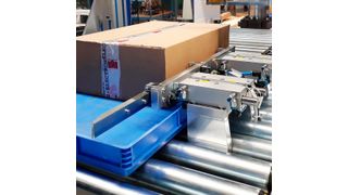 BOS erkennt dank vorgeschaltetet Bildverarbeitung, ob es sich um eine Kartonage oder ein Behältergebinde auf dem Tablar handelt. (ALS)