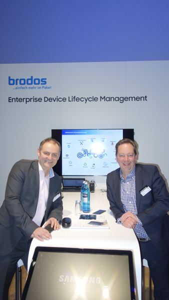 Das Brodos Team (l.) Jürgen Jowanowitsch und Sascha Kölpien. (Bild: IT-BUSINESS)
