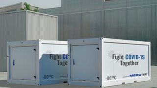 Hybrid-Containerlösung für die Lagerung von Covid-19-Impfstoffen (Mecotec)