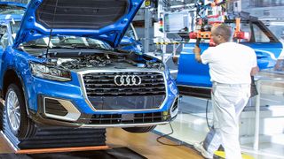 Bei Audi läuft die Produktion wieder normal, seit die Halbleiter-Belieferung wieder rund läuft. (Bild: Audi)