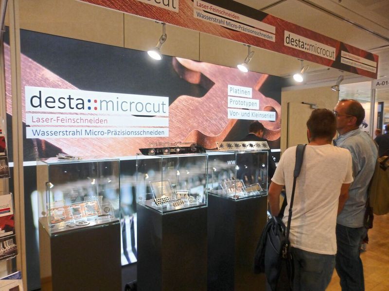 Imperssionen vom Messerundgang der Stanztec 2018 in Pforzheim. (Vogel/Finus)