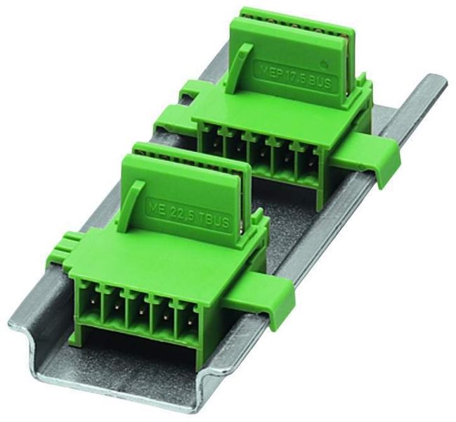 Bild 4: Die Module werden mit dem Tragschienen-Verbinder T-Bus-Connector ohne Verdrahtungsaufwand miteinander verbunden. Bilder: Phoenix Contact Electronics (Archiv: Vogel Business Media)