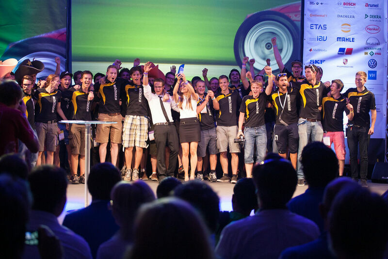 115 Studenten-Team kämpften am 29. Juli bis 3. August um den Sieg bei dem Formula Student Germany Wettbewerb 2014 am Hockenheimring (Formula Student Germany/Botzkowski)